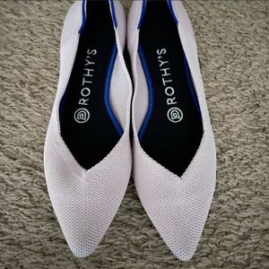 Rothy’s pointed toes pink Sz 7